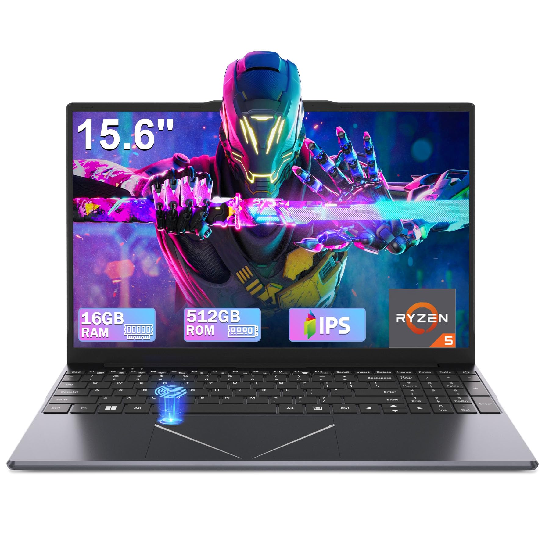 Ryzen 5 3500U 15.6 Inch Laptop 16GB DDR4 512GB SSD Integrated